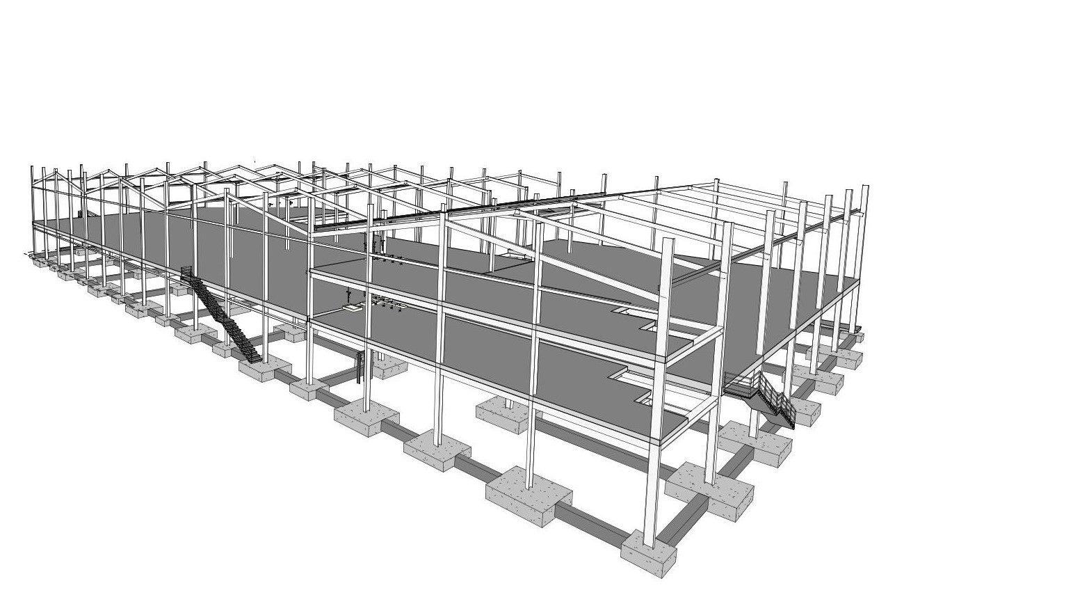 Modelo BIM de estructura