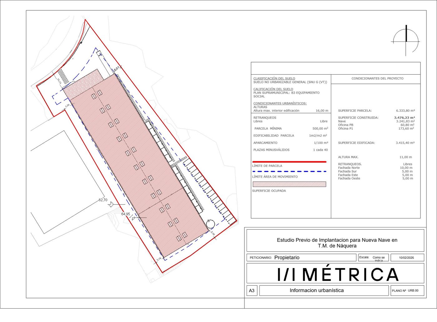 Plano de urbanización